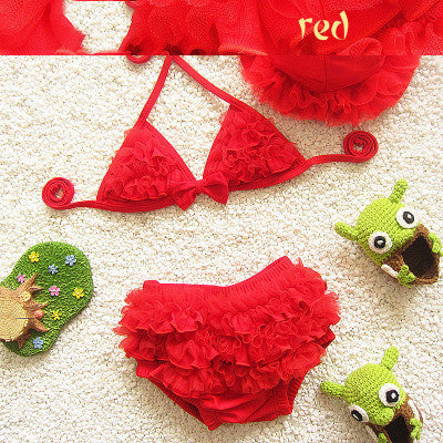 Maillot de bain bébé 1 an 2 enfants 3 enfants 4 filles fendues 5 princesse 3-6 mois bébé boom 8 bikini