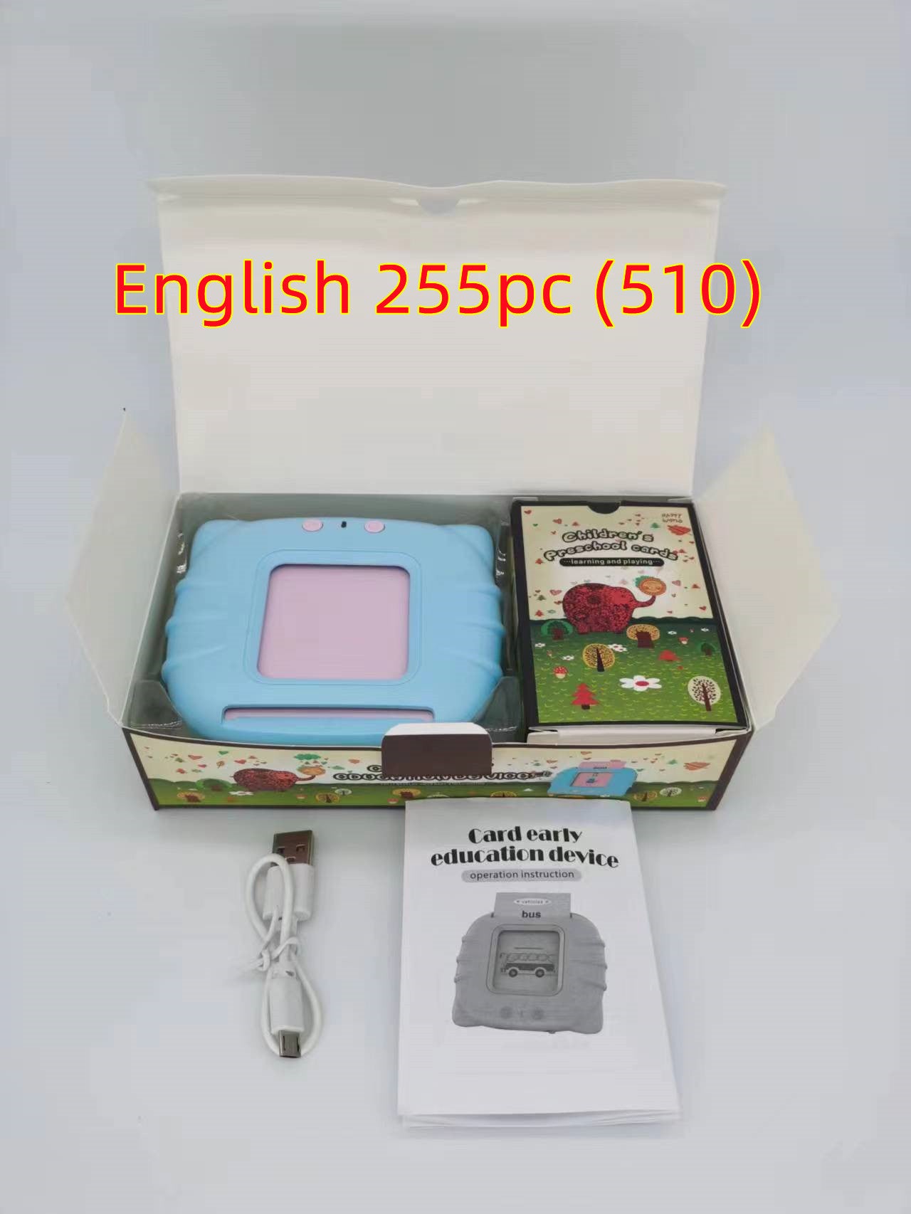 Carte des Lumières Éducation Précoce des Enfants Anglais D'apprentissage Machine