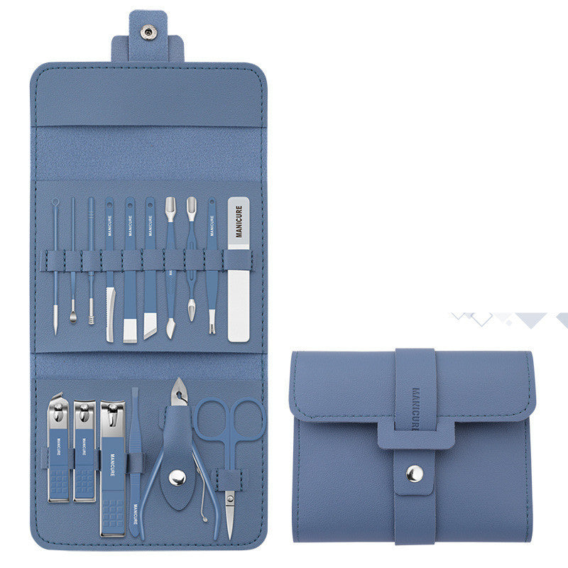 Acier inoxydable Couleur 16-pièce Nail Clipper Ensemble