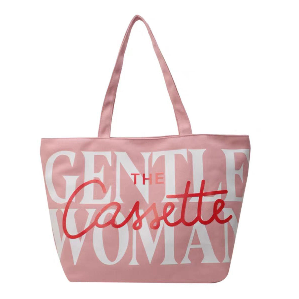 Lettre imprimée fourre-tout à la mode grande capacité sacs en toile pour femmes sac à main mignon doux sac à bandoulière