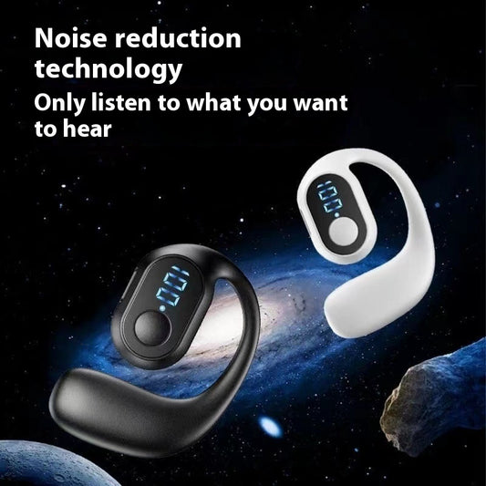 Affichage numérique intelligent non intra-auriculaire, casque d'écoute sans fil professionnel