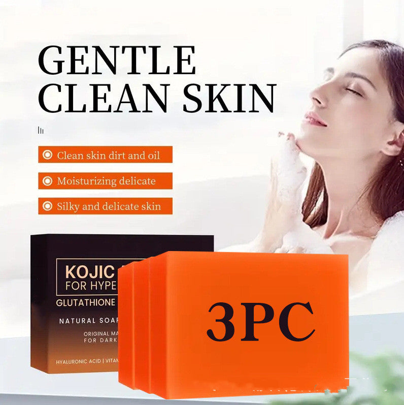 Éclaircissant couleur de peau fait main curcuma savon acide kojic