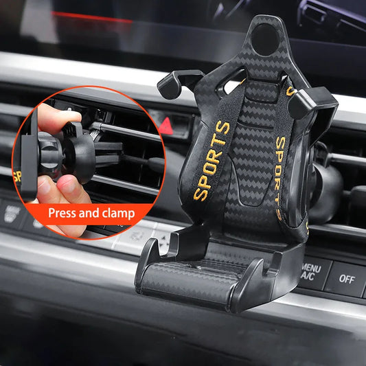 Support fixe télescopique invisible de gravité de voiture