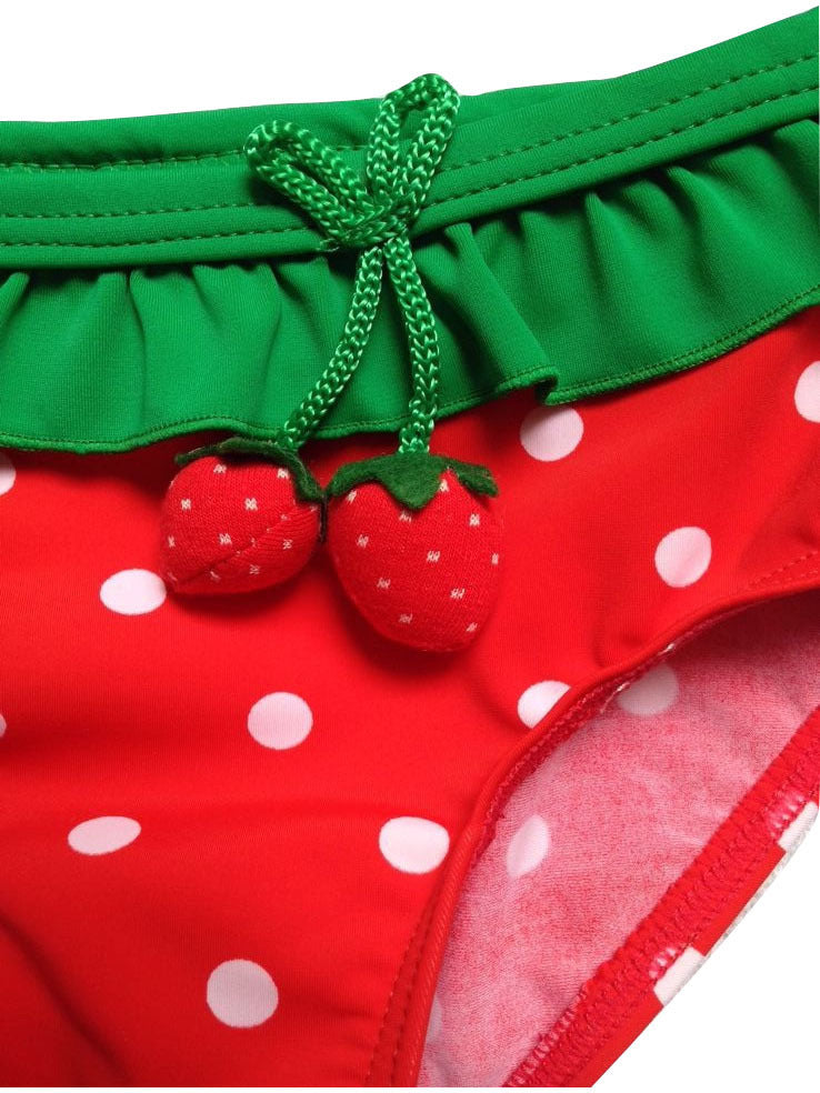 Maillot de bain enfant fraise