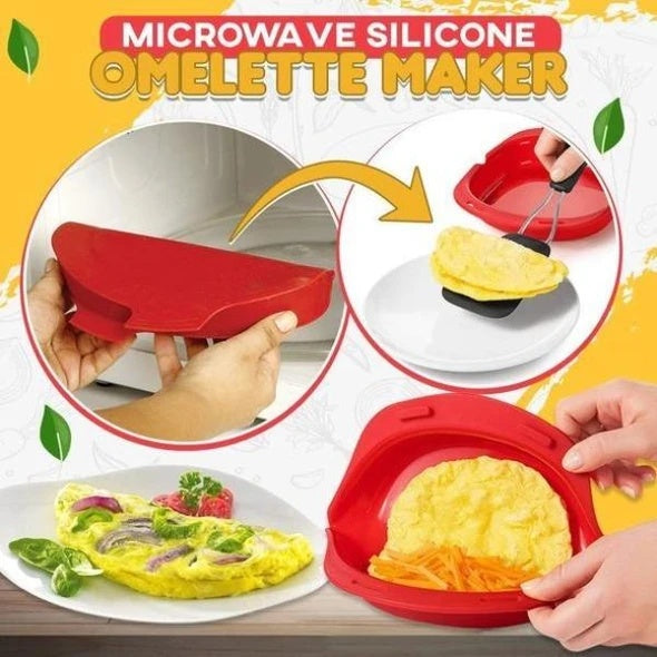 Micro-ondes Silicone Omelette Plat de Cuisson En Silicone Omelette