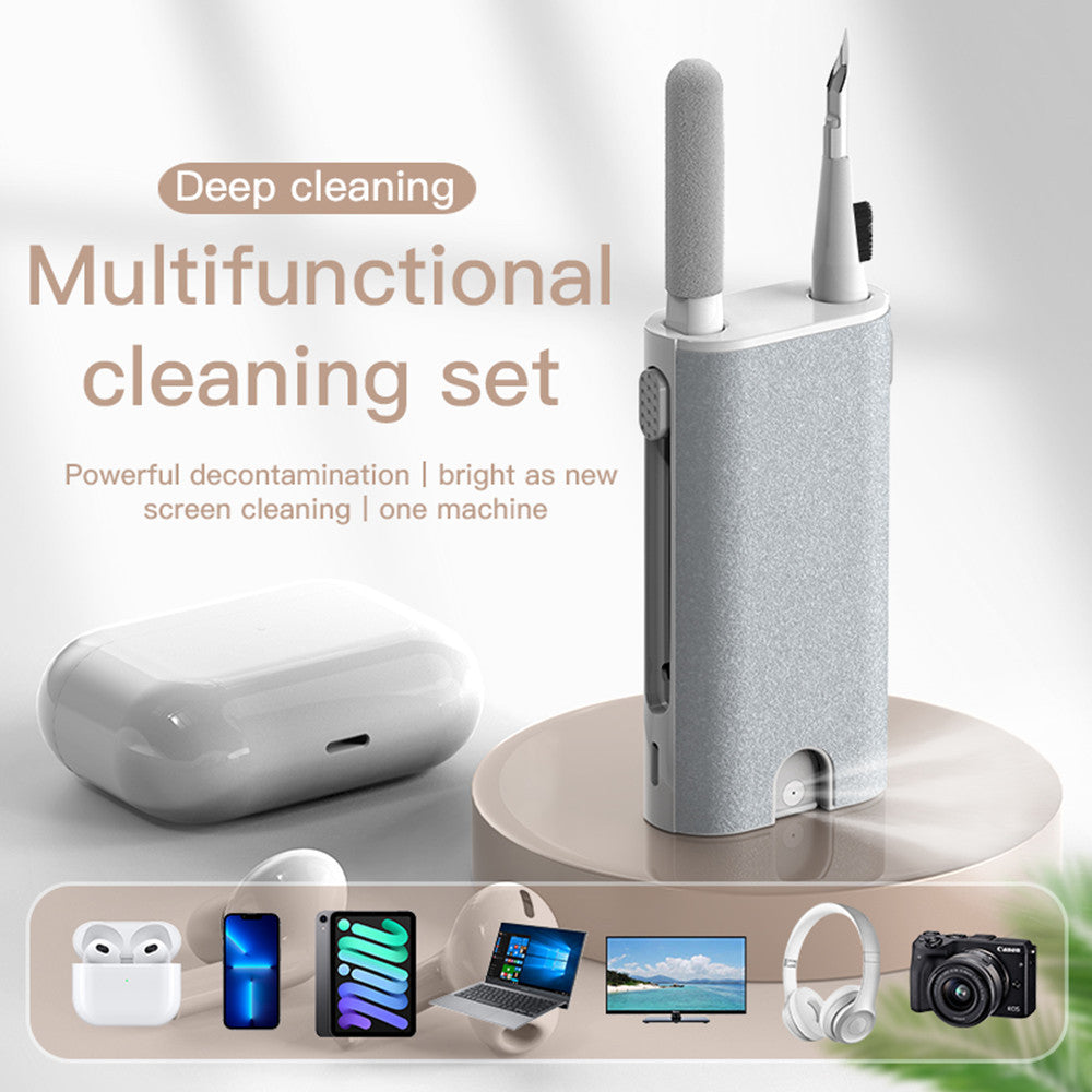 5 dans 1 Écran Cleaner Kit Caméra Téléphone Tablet Écran D'ordinateur Portable De Nettoyage Outils Écouteurs Brosse De Nettoyage Stylo Pour Le Bureau