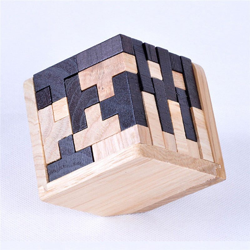 Creative 3D Puzzle Luban Verrouillage En Bois de Jouet Éducatif Précoce Jouets Puzzles