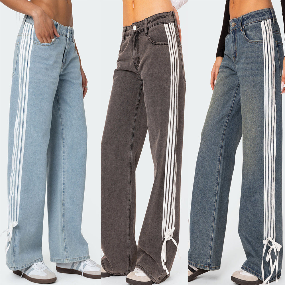Jeans à la mode ample pour femmes