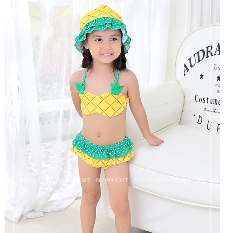 Maillot de bain enfant fraise