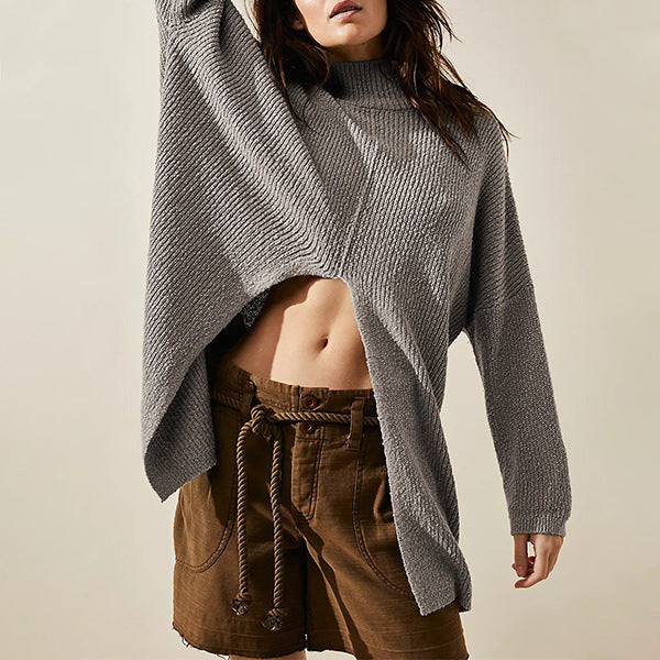 Robe fendue mi-longue à la mode pour femmes