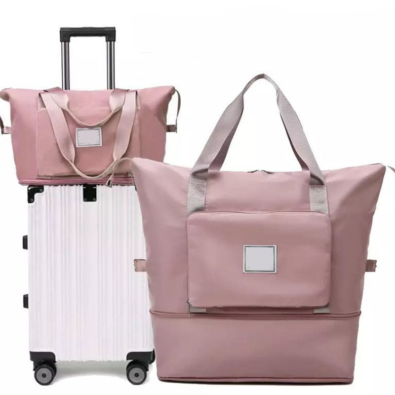 Pliable De Stockage Voyage Sac Étanche Grande Capacité de Remise En Forme Sac Weekender Pendant La Nuit Pour Les Femmes