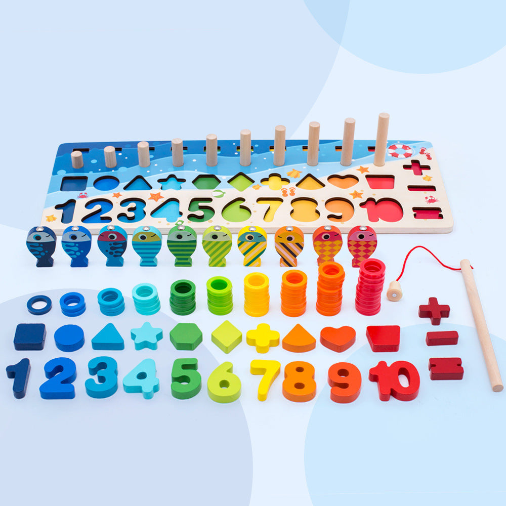Enfants 3D Alphabet Nombre Puzzle Bébé Coloré Géométrique Lettre Numérique Jouet Éducatif