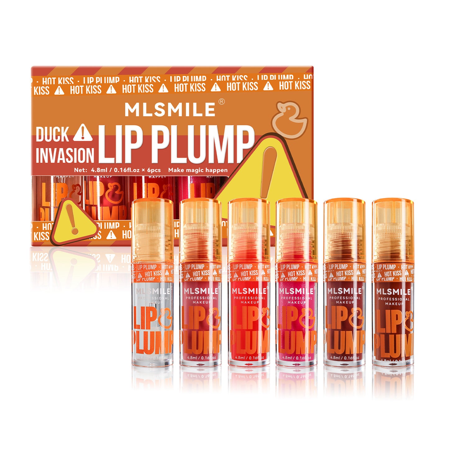 Maquillage Duckbill Plump Lip Hydratant Liquide Rouge à Lèvres Glaze