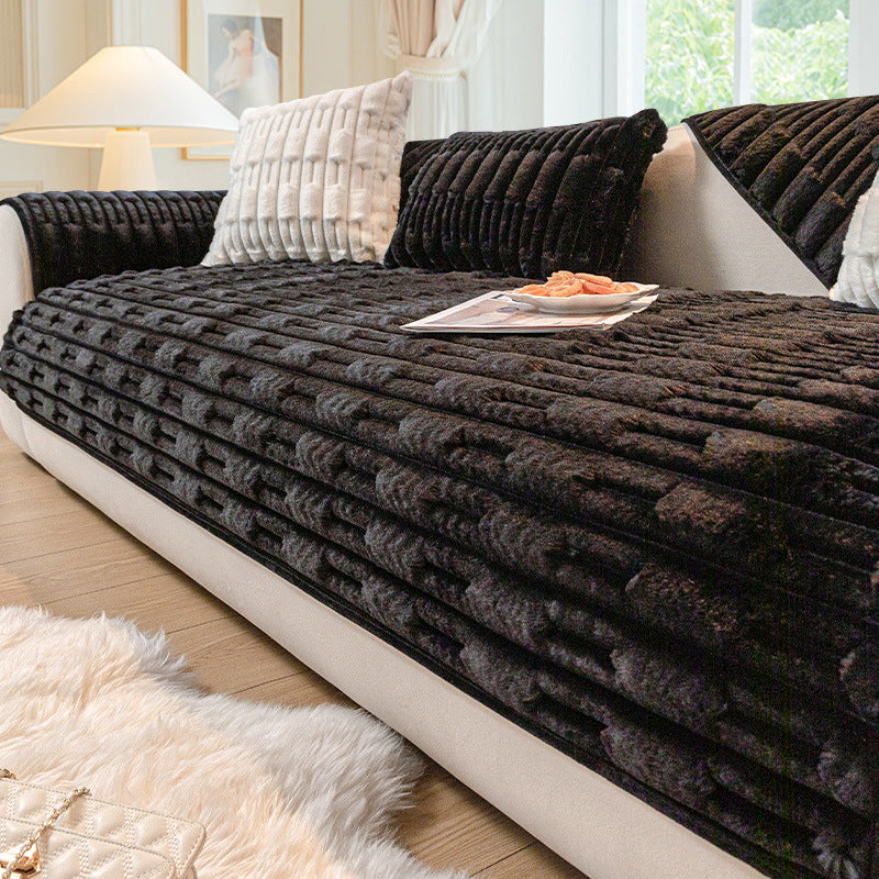Coussin de canapé en peluche,