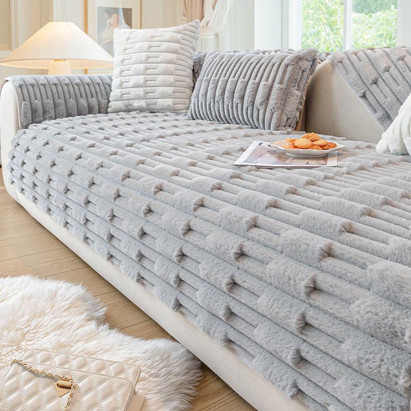 Coussin de canapé en peluche,