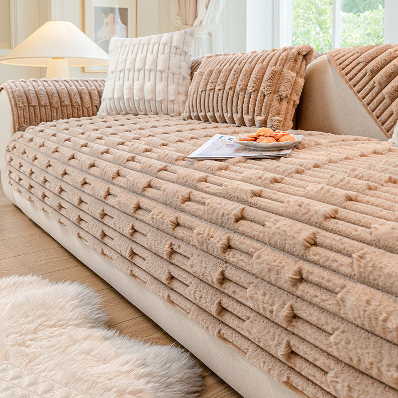 Coussin de canapé en peluche,