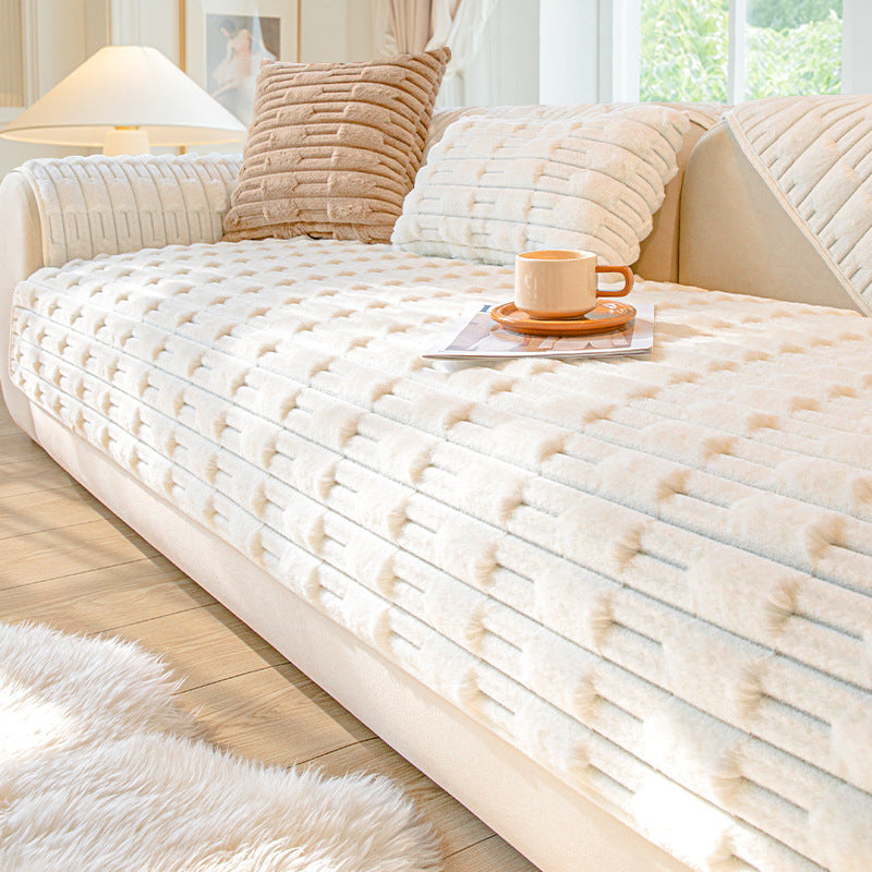 Coussin de canapé en peluche,