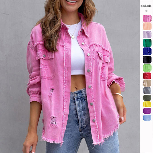 Veste tendance décontractée pour femmes,
