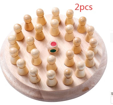 Enfant En Bois Puzzle Jouets Mémoire Échecs
