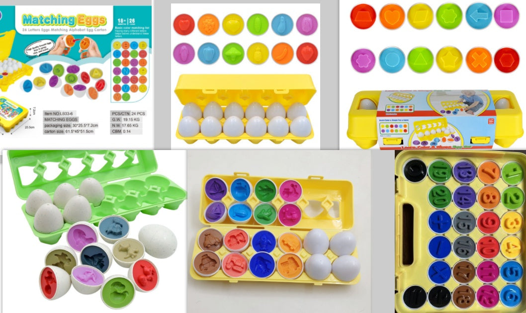 Baby Learning earning ducational earning oy mart mart Egg ames oy ames ames Shape atatching ororters ooys ontontessori Eggs Toys Fou ids ids C