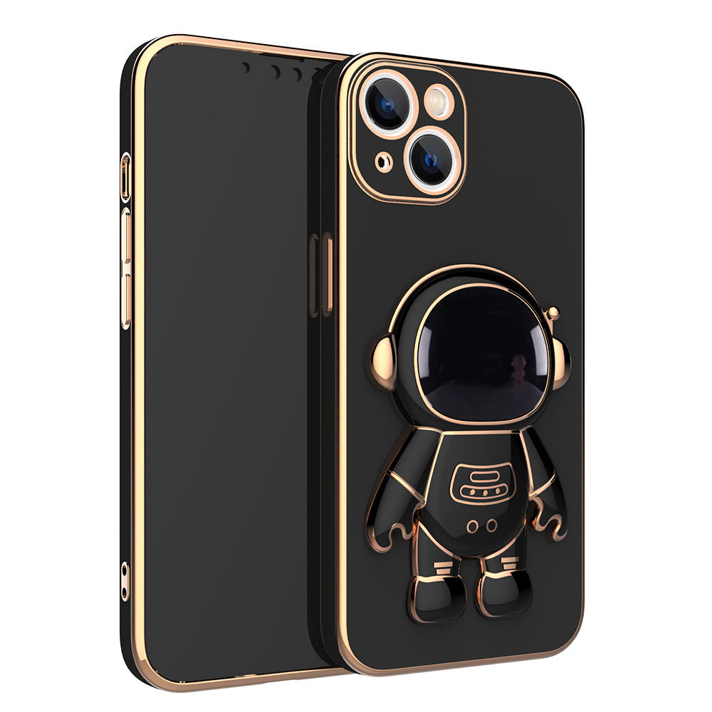 3D Astronaute Téléphone Cas Anti-Goutte Galvanoplastie Support