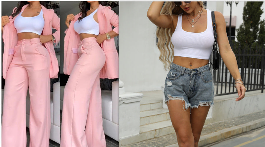 Costume à revers à manches fendues de couleur pure, pantalon à jambes droites pour femmes