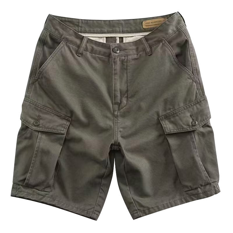 Vêtements de travail décontractés pour hommes, pantalon de cinquième droite assorti avec tout pour été
