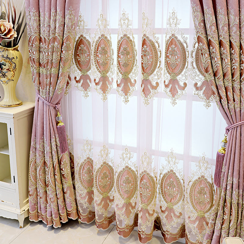 Atmosphérique Salon Plancher Rideau Chambre À Coucher Complète Panne