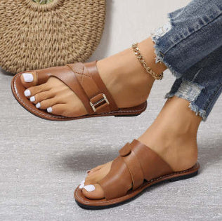 Chaussons de loisirs pour femmes à talon plat à la mode