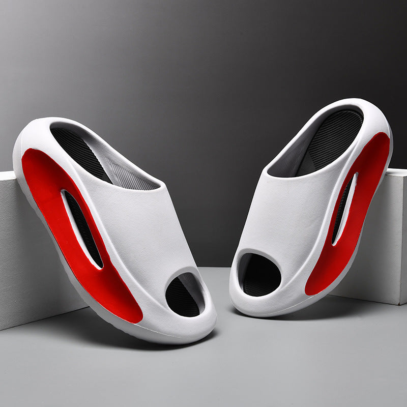 Ins pantoufles femmes hommes Peep orteil pantoufle été creux unisexe sport chaussures de plage