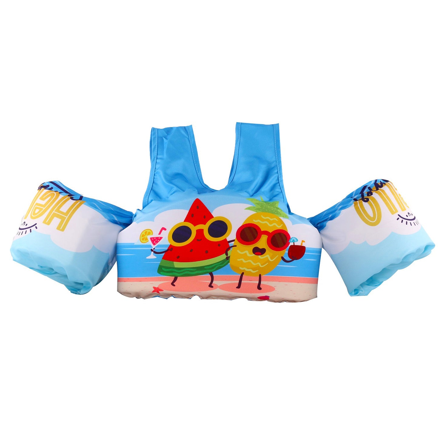 Gilet de bain à bras allongé pour enfants de dessin animé