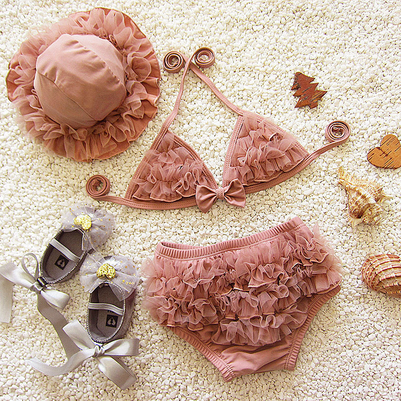 Maillot de bain bébé 1 an 2 enfants 3 enfants 4 filles fendues 5 princesse 3-6 mois bébé boom 8 bikini