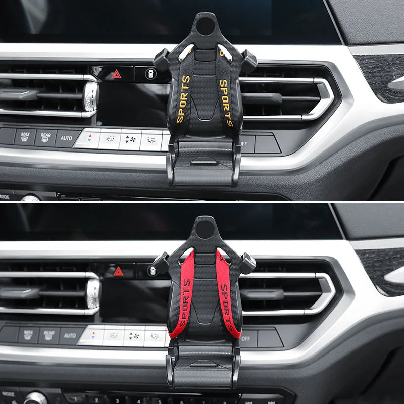 Support fixe télescopique invisible de gravité de voiture