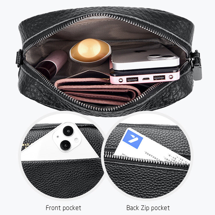 Sac bandoulière à la mode avec rhombus brodé large bandoulière mignon petit sac carré femmes