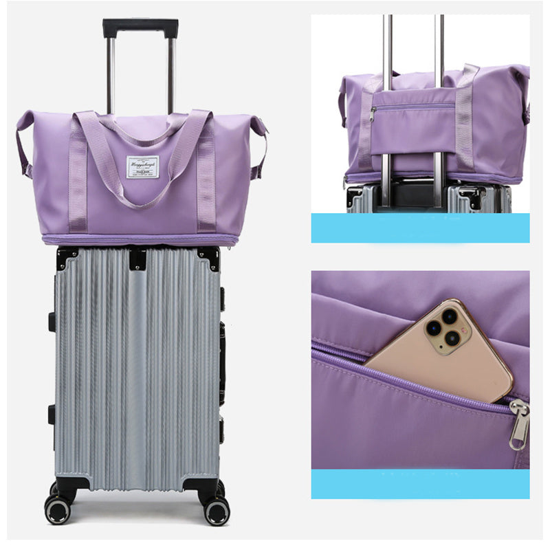 Grande Capacité Pliable Voyage Sac Fitness Gym Épaule Sac Pour Entraînement De Yoga En Plein Air