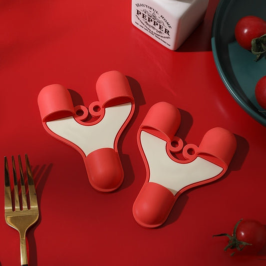 Porte-plaque à clip en silicone,