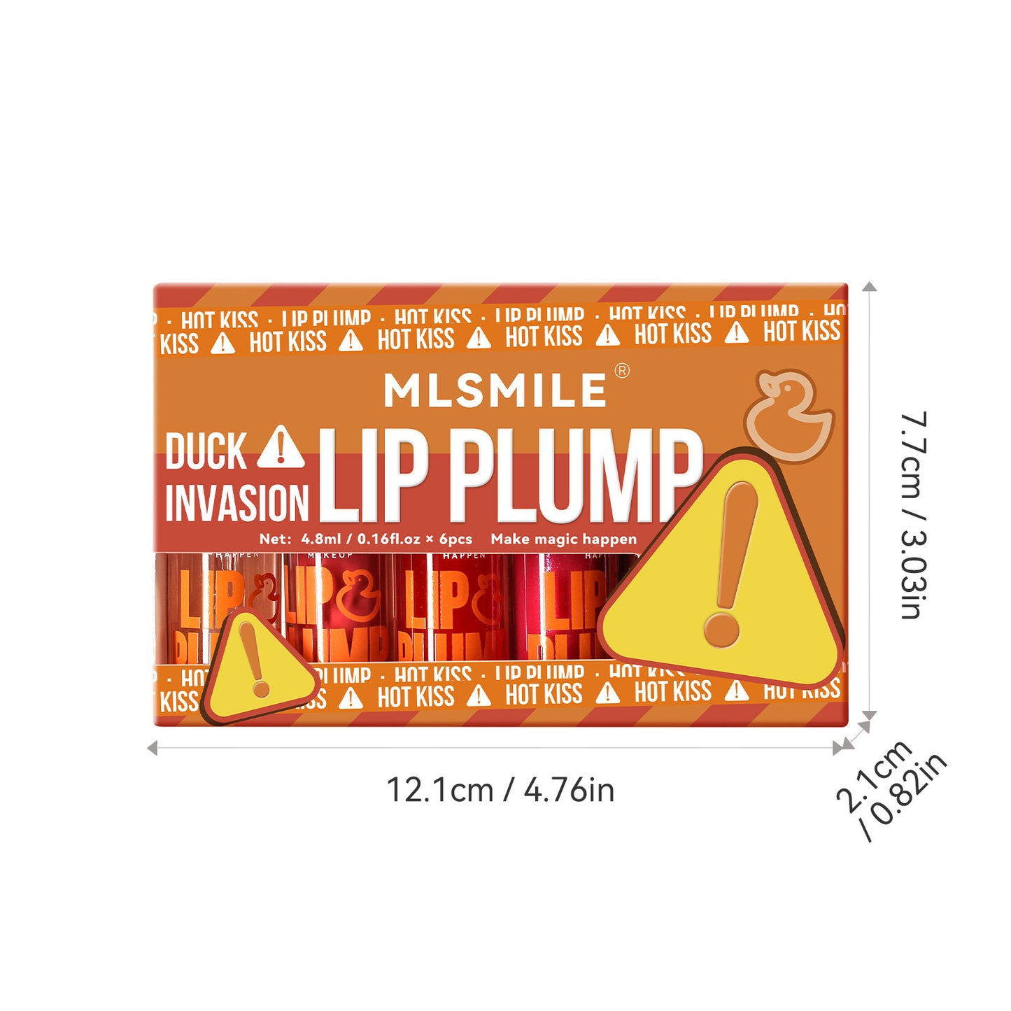 Maquillage Duckbill Plump Lip Hydratant Liquide Rouge à Lèvres Glaze