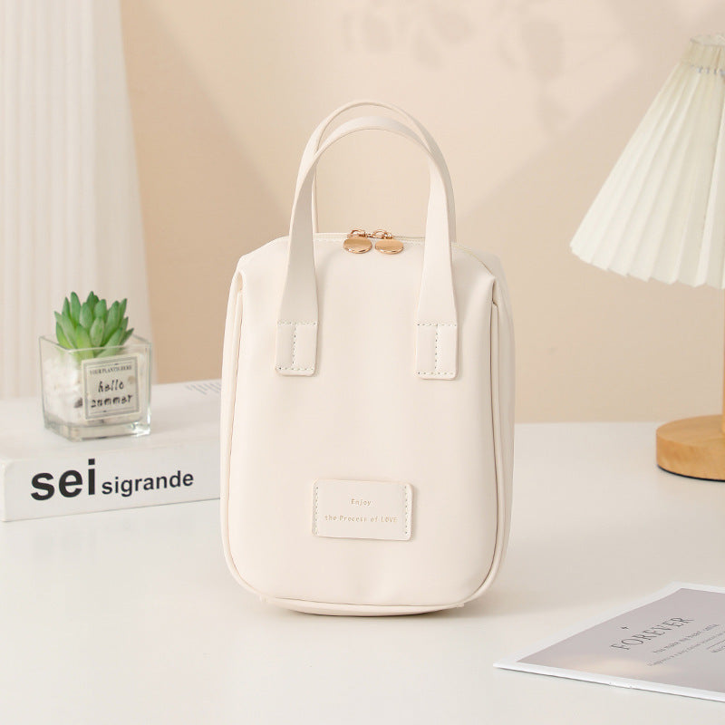 Sac à main en forme de coquille, sac cosmétique à poignée | sac à main de voyage | sac de rangement portable de grande capacité