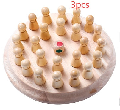 Enfant En Bois Puzzle Jouets Mémoire Échecs