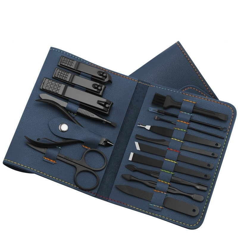Acier inoxydable Couleur 16-pièce Nail Clipper Ensemble