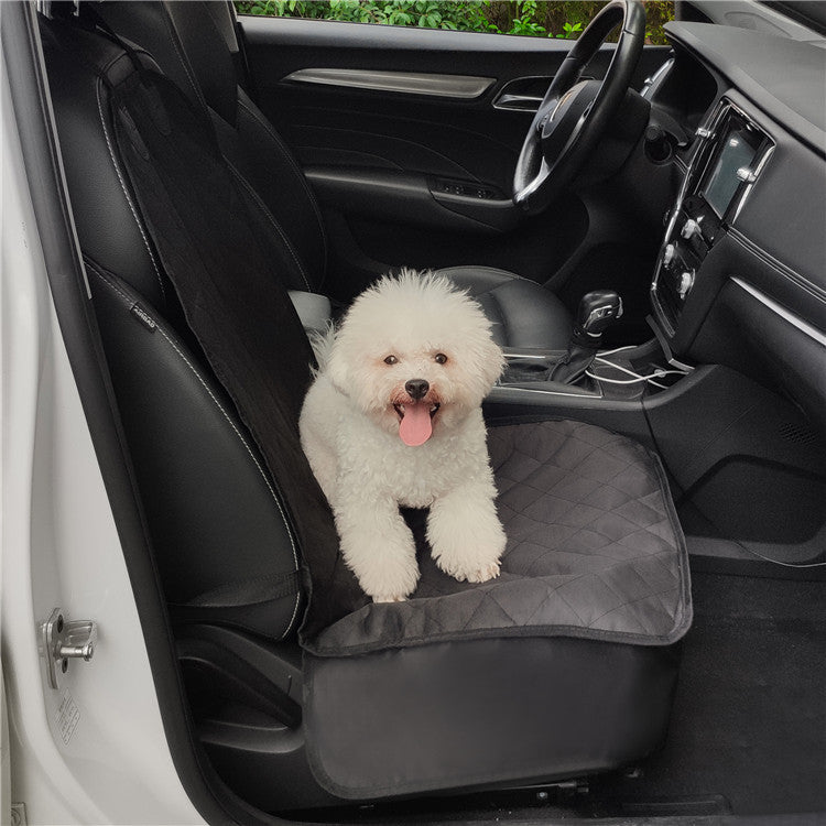 Animal de compagnie voiture avant housse de protection étanche banquette arrière siège intérieur voyage accessoires siège de voiture couvre tapis avec ceinture de sécurité