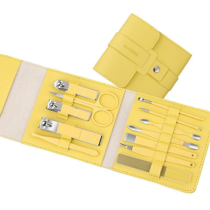 Acier inoxydable Couleur 16-pièce Nail Clipper Ensemble