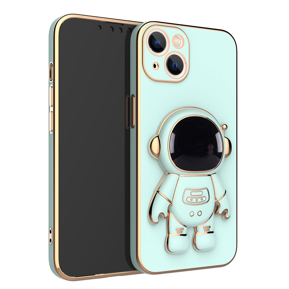 3D Astronaute Téléphone Cas Anti-Goutte Galvanoplastie Support