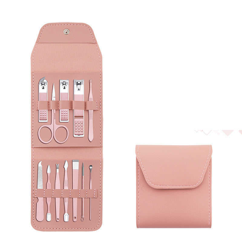 Acier inoxydable Couleur 16-pièce Nail Clipper Ensemble